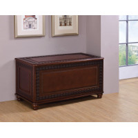 Coaster Furniture 900012 Flip Open Storage Cedar Chest Deep Tobacco